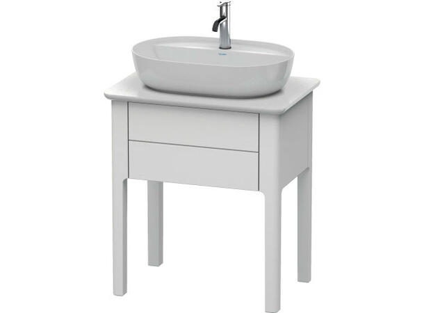 Toppmontert servant Duravit Luv 60x40 cm - Hvit