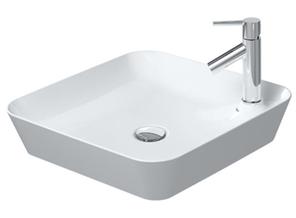 Toppmontert servant Duravit Cape Cod 46x46 cm - Hvit - WonderGliss