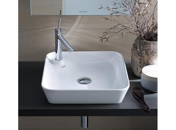 Toppmontert servant Duravit Cape Cod 46x46 cm - Hvit - WonderGliss