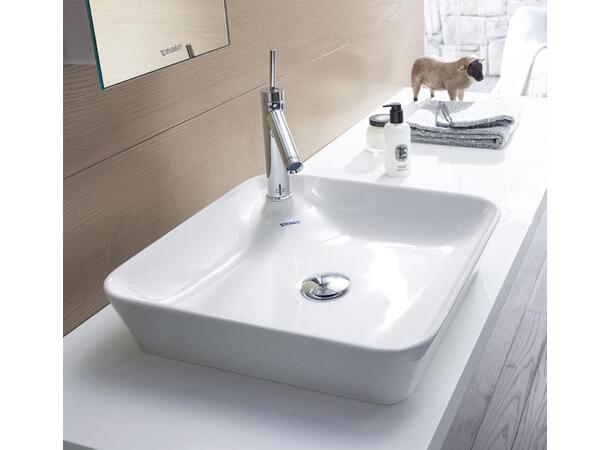 Toppmontert servant Duravit Cape Cod 46x46 cm - Hvit - WonderGliss