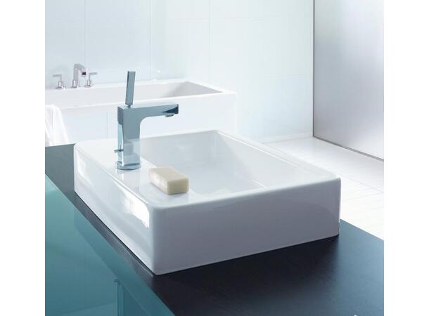 Toppmontert servant Duravit Vero 50x47 cm - Hvit - WonderGliss