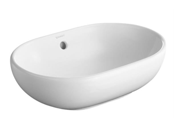 Toppmontert servant Duravit Foster 49.5x35 cm - Hvit