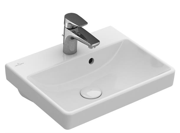 Vegghengt Servant V&B Avento CeramicPlus Weiss alpin 45x37 cm