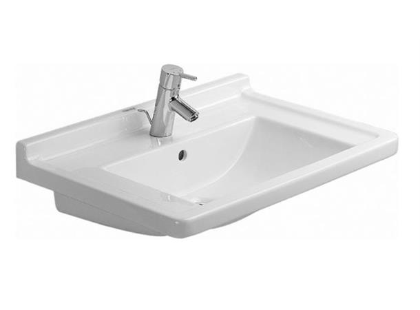 Vegghengt servant Duravit Starck 3 70x49 cm - Hvit - WonderGliss