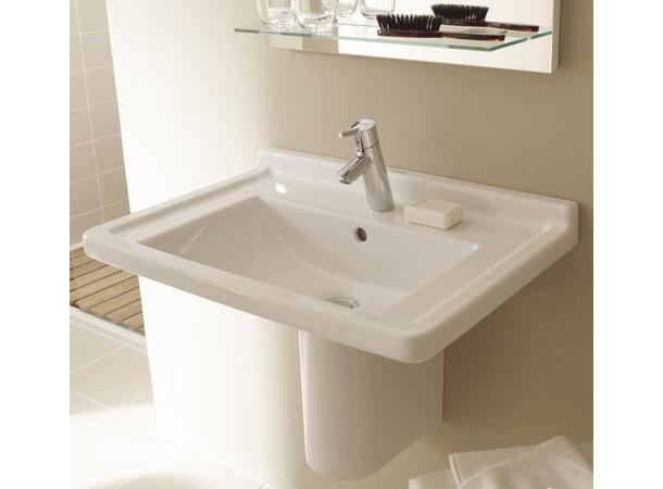 Vegghengt servant Duravit Starck 3 70x49 cm - Hvit - WonderGliss