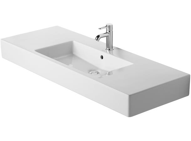 Møbelservant Duravit Vero med benkeplate 125x49 cm - Hvit