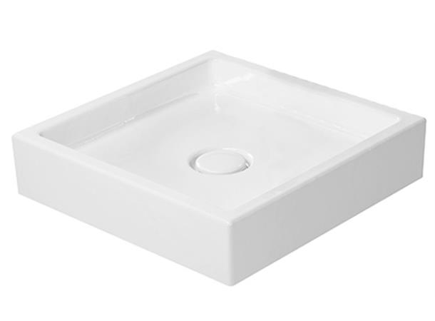 Toppmontert servant Duravit Starck 1 47x47 cm - Hvit