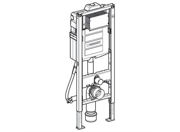 Geberit Duofix Sigma Innbyggingssisterne 112 cm, smal modell