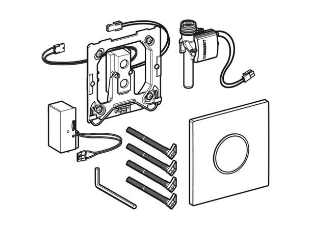 Geberit urinalstyring Elektronisk aktivering - Svart