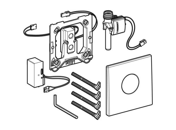 Geberit urinalstyring Elektronisk aktivering - Børstet