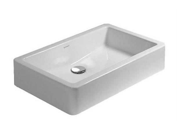 Toppmontert servant Duravit Vero 50x38 cm- Hvit - WonderGliss