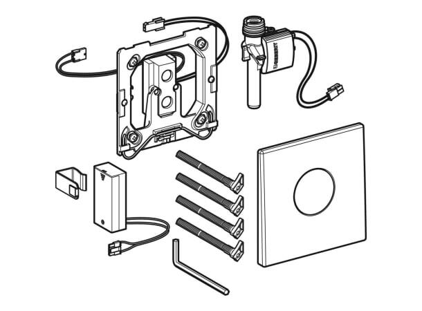 Geberit urinalstyring Elektronisk aktivering - Børstet