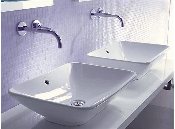 Toppmontert servant Duravit ME by Starck 55x42 cm - Hvit - WonderGliss