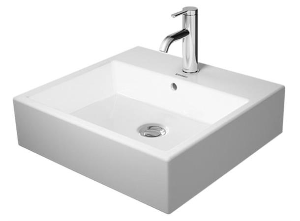 Toppmontert servant Duravit Vero 59.5x46.5 cm - Hvit