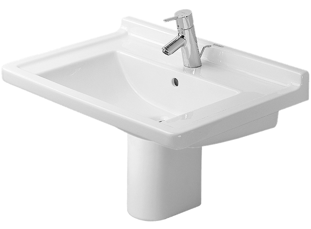 Vegghengt servant Duravit Starck 3 70x49 cm - Hvit