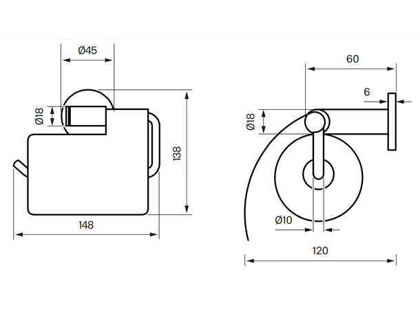 Tapwell toalettpapirholder