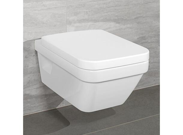 Vegghengt toalett V&B Architectura Pack 37x53cm M/toalettsete DirectFlush Hvit