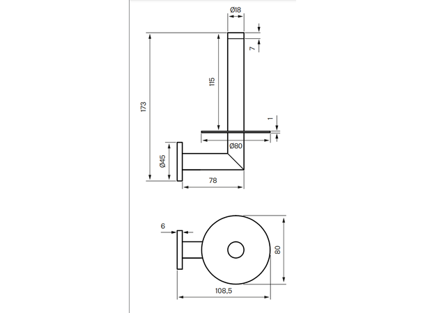 Tapwell Reserverullholder