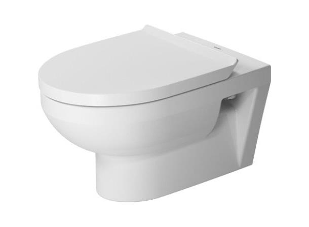 Vegghengt toalett Duravit DuraStyle 36.5x54 cm - Rimless - Uten lokk - Hvit