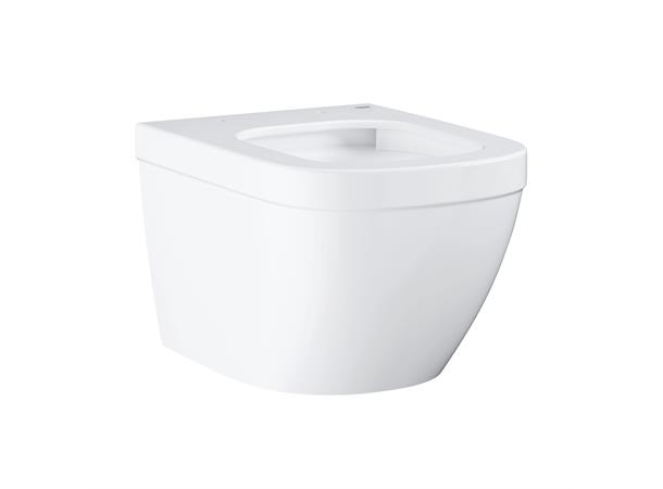 Vegghengt toalett Grohe Euro Ceramic 37.4x49 cm - Kompakt - Rimless - Hvit