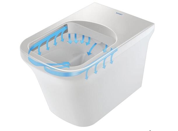 Gulvstående toalett Duravit P3 Comforts Rimless HygieneGlaze