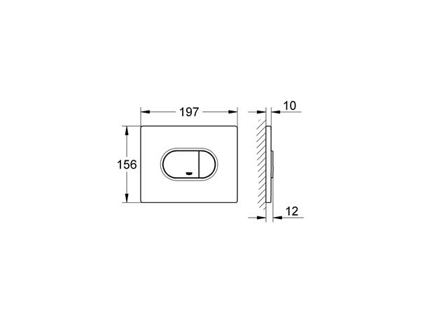 Betjeningsplate Grohe Arena Cosmopolitan