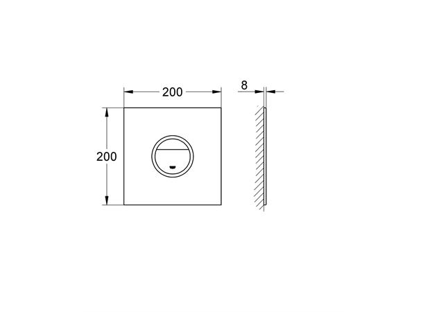 Betjeningsplate Grohe Ondus Digitecture Light