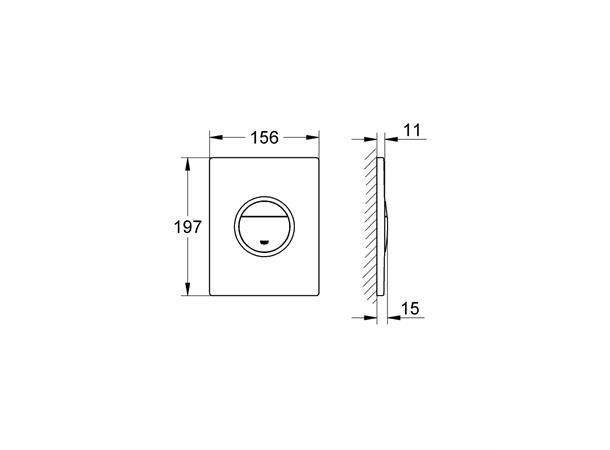 Betjeningsplate Grohe Nova Cosmopolitan Light