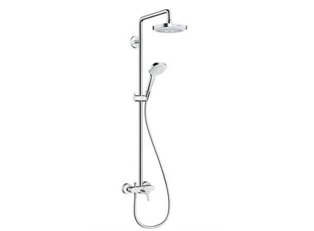 Dusjsystem Hansgrohe Croma Select E 180 2jet Hvit/krom