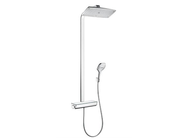 Dusjsystem Hansgrohe Raindance Select E 1jet Eco med termostat krom