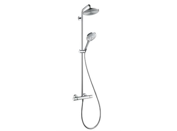 Dusjsystem Hansgrohe Raindance Select S 240 1jet Med termostat krom