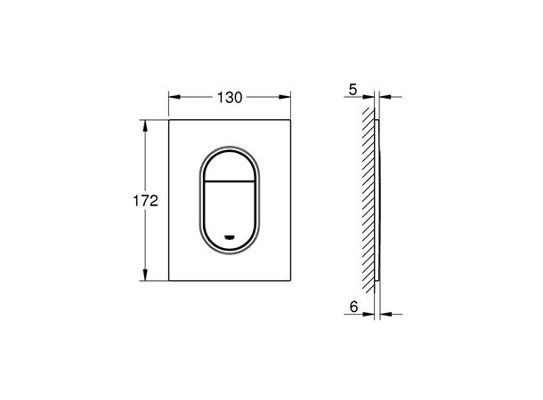 Betjeningsplate Grohe Arena Cosmopolitan S