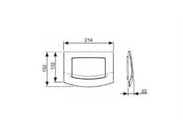 Betjeningsplate TECE Ambia