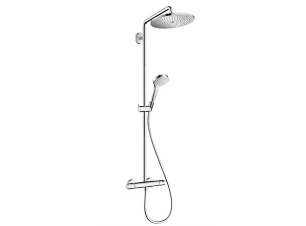 Dusjsystem Hansgrohe Croma 280 1jet Med termostat krom