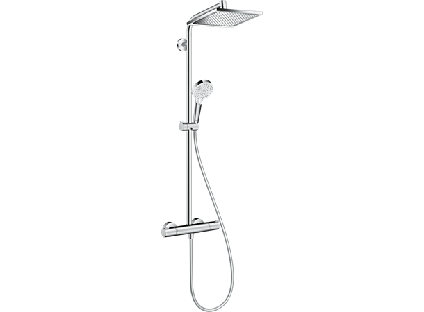 Dusjsystem Hansgrohe Crometta E 240 1jet med termostat krom