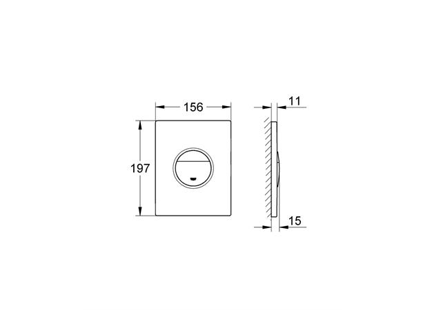 Betjeningsplate Grohe Nova Cosmopolitan