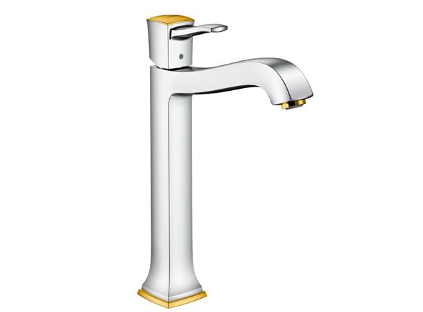 Servantbatteri Hansgrohe Metropol Classic 260med oppløftventil Gull/krom