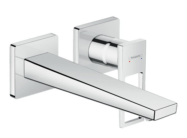 Servantbatteri Hansgrohe Metropol Overheng 225mm - Krom -