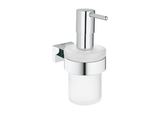 Såpedispenser Grohe Essentials Cube - 160ml - med holder Krom