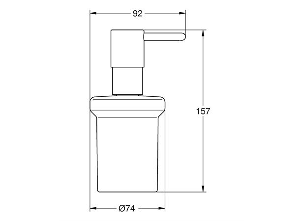 Såpedispenser Grohe Essentials - 160ml - Krom