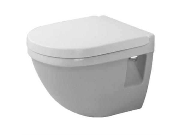 Vegghengt toalett Duravit Starck 3 48x36.5 cm - Kompakt - Uten lokk - HVit