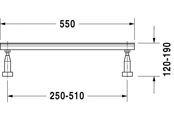 Duravit Bensett 2stk.