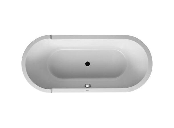 Badekar Oval Duravit Starck 180x80cm hvit, for innbygging