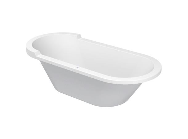 Badekar Oval Duravit Starck 180x80cm hvit, for innbygging