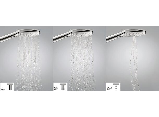 Hånddusj Hansgrohe Raindance SelectE 3jet med dusjslange 160 cm - Krom -