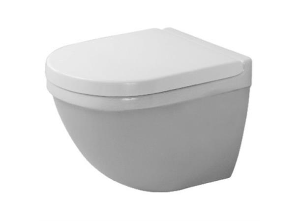 Vegghengt toalett Duravit Starck 3 Kompakt - 37.5x48.5 cm - Hvit