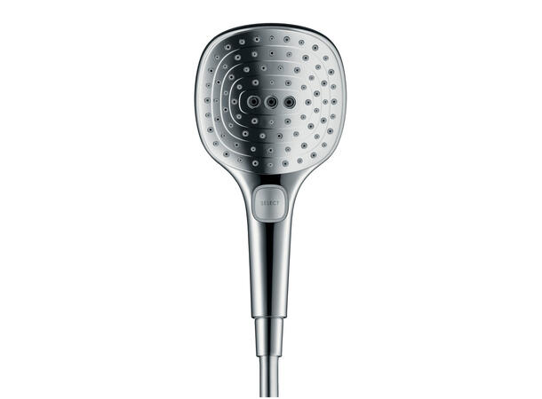 Hånddusj Hansgrohe Raindance 3jet Select E 120 - Hvit/krom -