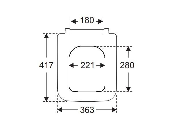 Toalettsete V&B Finion S Soft-close